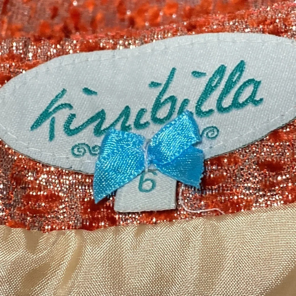 Kirribilla NEW Cameron Red Metallic Strapless Mini Dress Size 6 - Picture 7 of 9